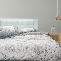 Плюшено спално бельо Gray and Ash roses